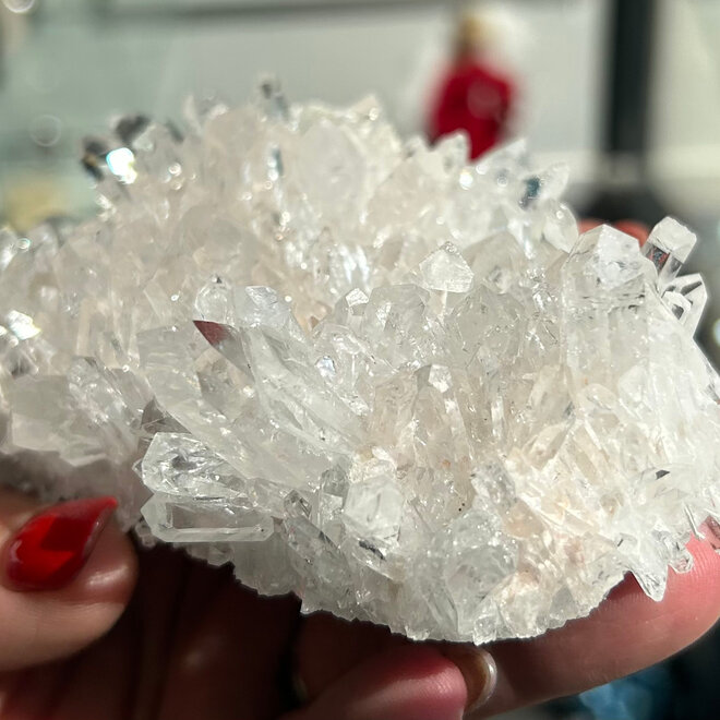 Clear Quartz Cluster Specimen 5'' x  4'' x 1.5'' - 15.7 oz