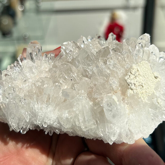 Clear Quartz Cluster Specimen 5'' x  4'' x 1.5'' - 15.7 oz