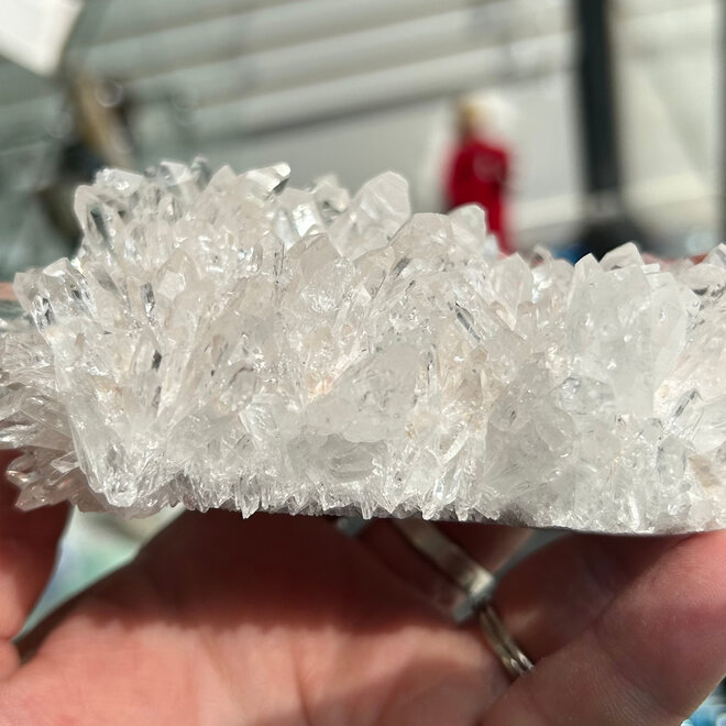 Clear Quartz Cluster Specimen 5'' x  4'' x 1.5'' - 15.7 oz
