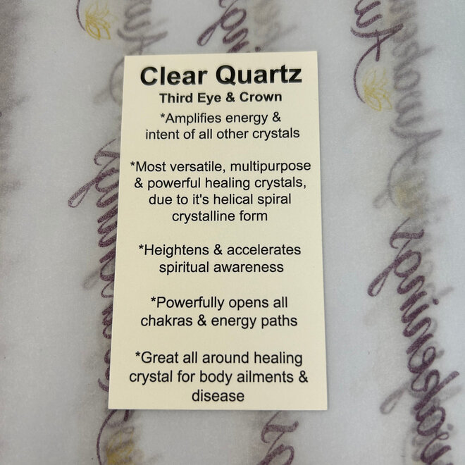 Clear Quartz Cluster Specimen 5'' x  4'' x 1.5'' - 15.7 oz