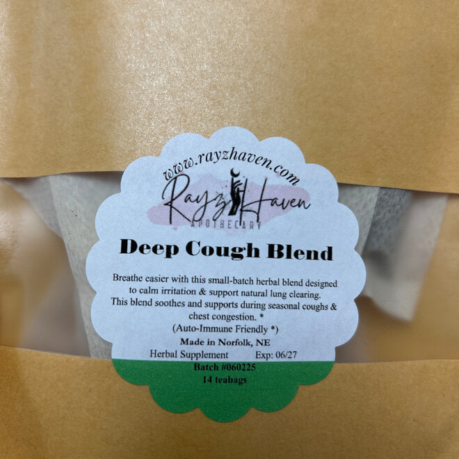 Rayz Haven Tea- Deep Cough