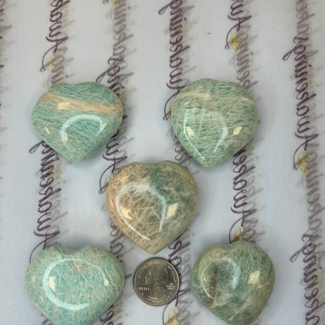 Amazonite Heart - Large