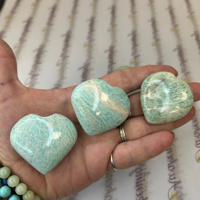 Amazonite Heart - Large