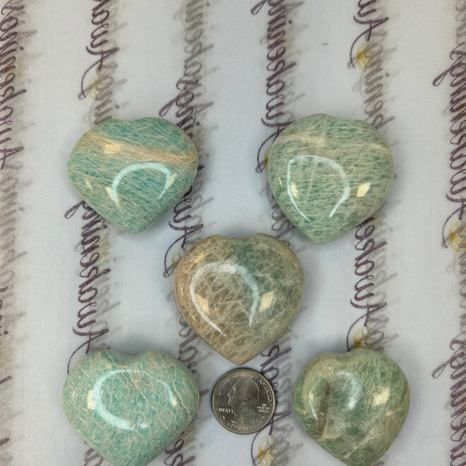 Amazonite Heart - Large