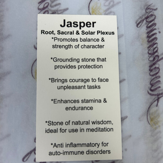 Desert Jasper Polychrome Jasper Flame 3'' - 3 oz