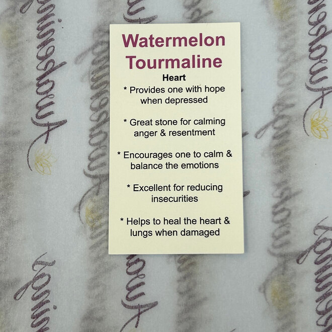 Watermelon Tourmaline Bracelet  - 6mm