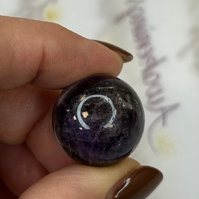 Amethyst Sphere Orb - Small (15-20mm)