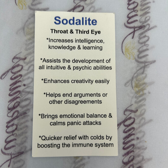 Sodalite Sphere Stand  1''