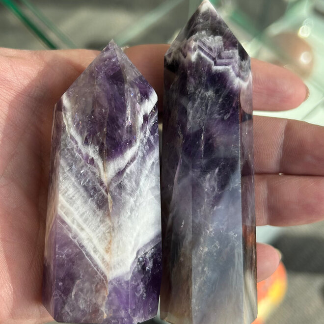 Chevron (Dream) Amethyst Tower Point Generator - Medium - 3-4''
