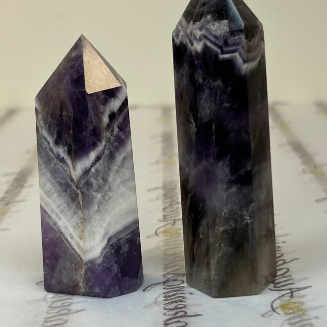 Chevron (Dream) Amethyst Tower Point Generator - Medium - 3-4''