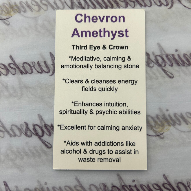 Chevron (Dream) Amethyst Tower Point Generator - Medium - 3-4''