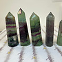 Rainbow Fluorite Tower/Generator - Large  4-6''