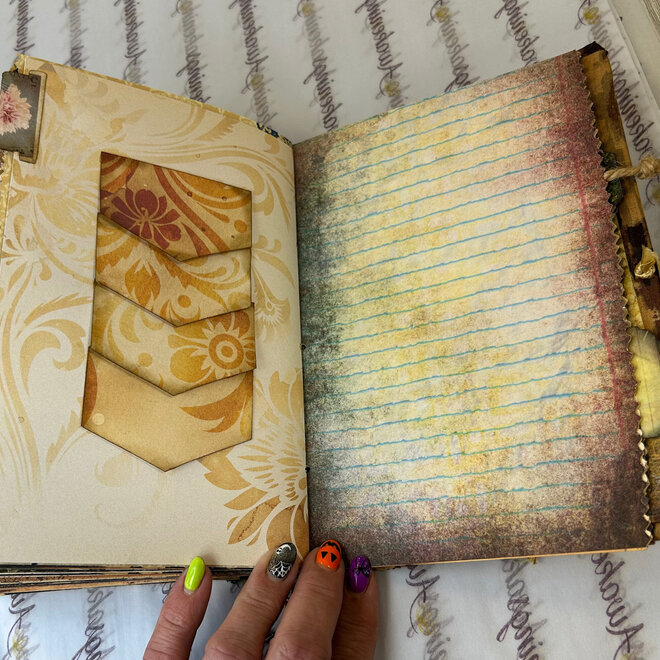 Junk Journal Local Hand Made 5.5'' x 8'' x 2''