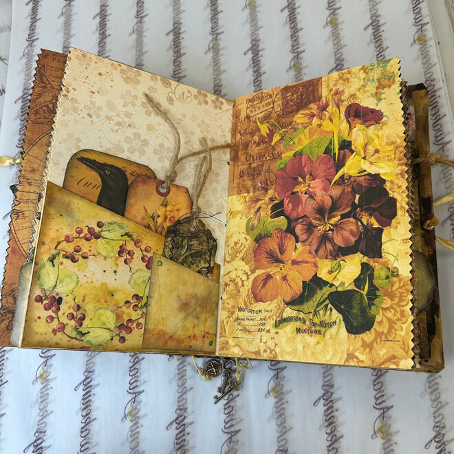 Junk Journal Local Hand Made 5.5'' x 8'' x 2''
