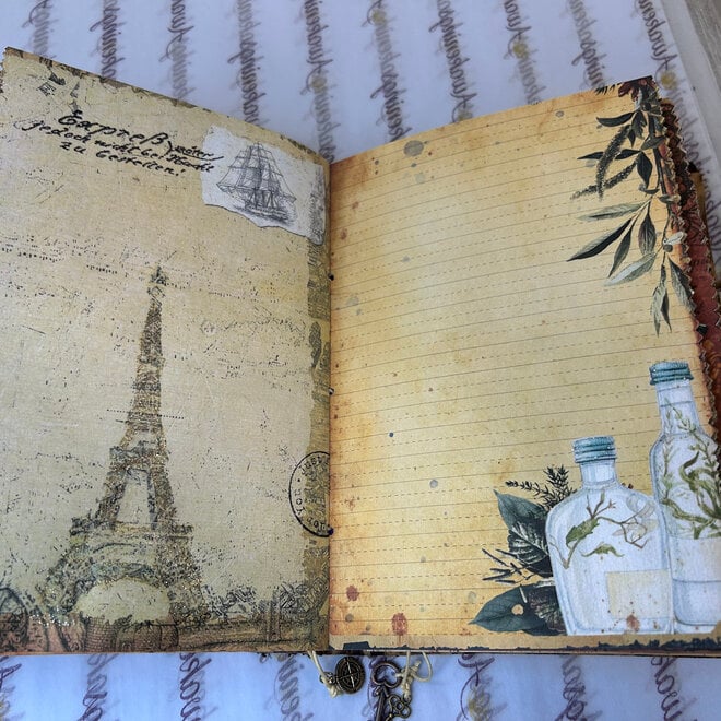 Junk Journal Local Hand Made 5.5'' x 8'' x 2''