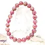 Purple Lavender Rose Quartz Bracelets - 7-8mm