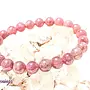 Purple Lavender Rose Quartz Bracelets - 9 - 11 mm