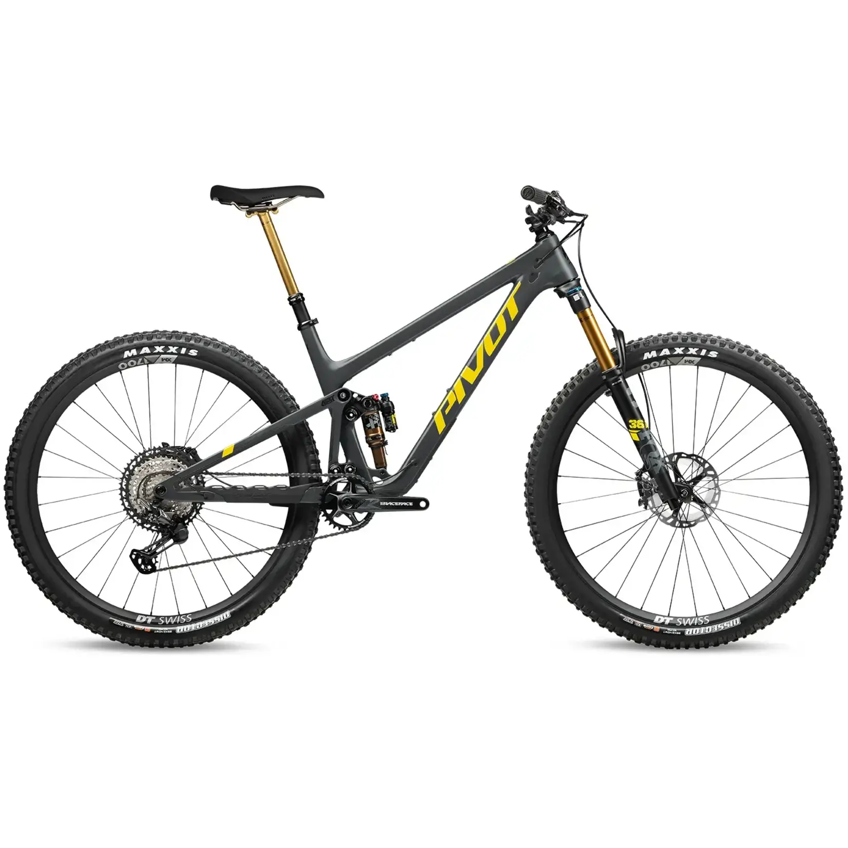 Pivot Cycles Trail 429 | Pro XT/XTR | SLATE CANARY YELLOW Md