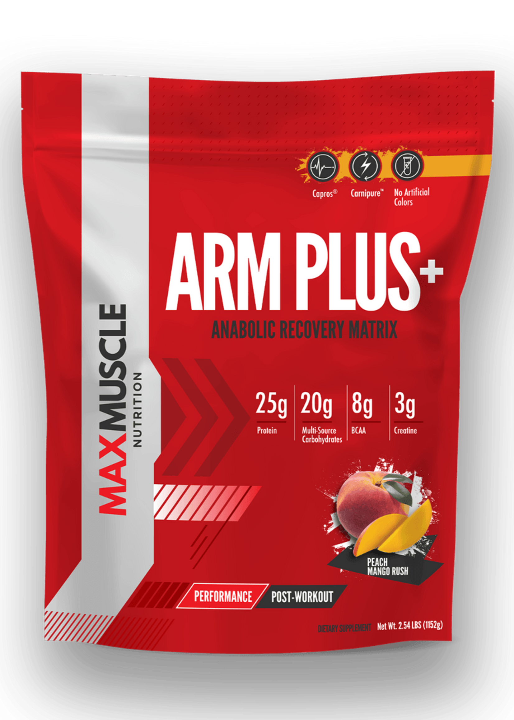 Max Muscle Arm Plus+ Post Workout Peach Mango Rush