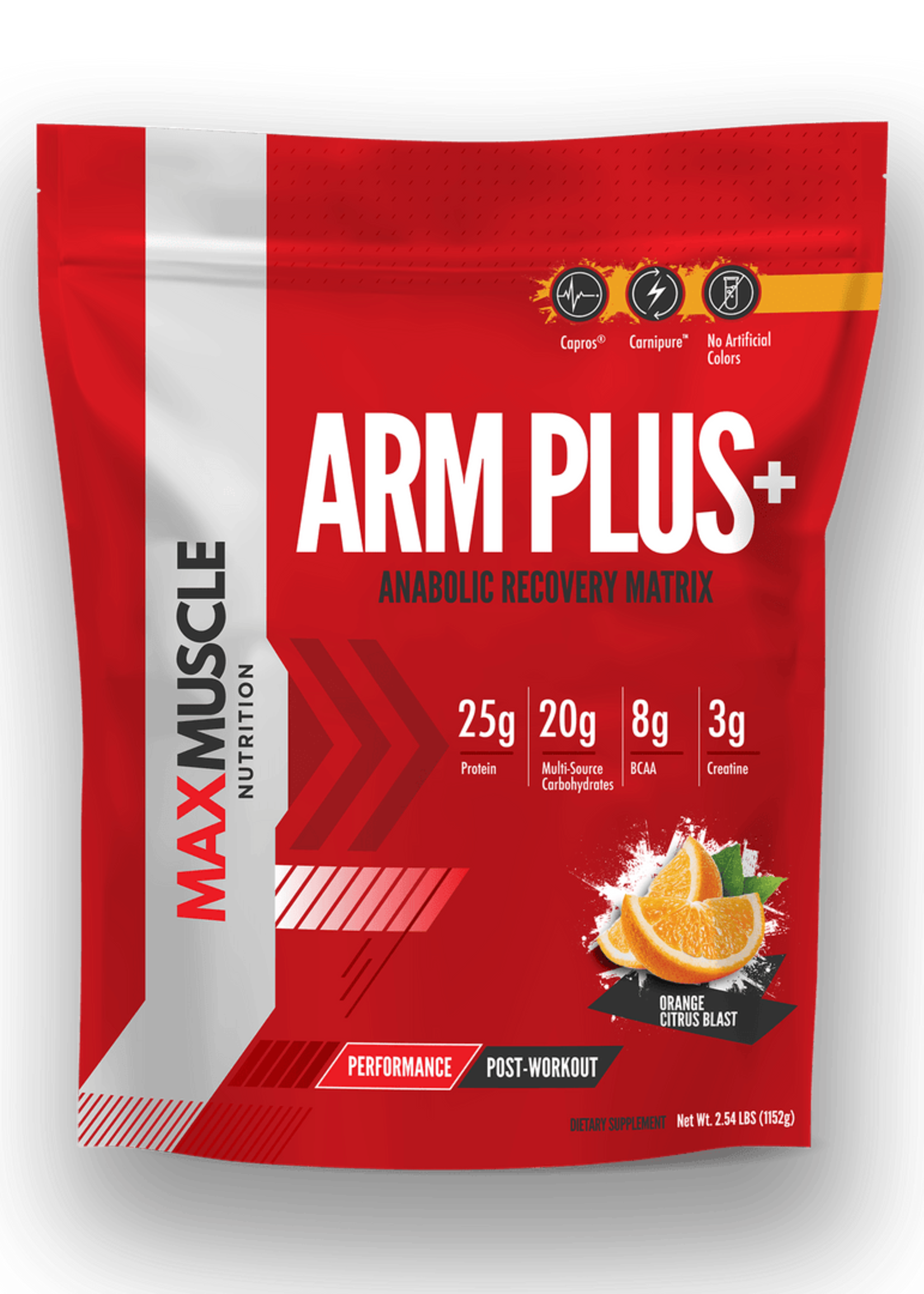 Max Muscle Arm Plus+ Post Workout Orange Citrus Blast