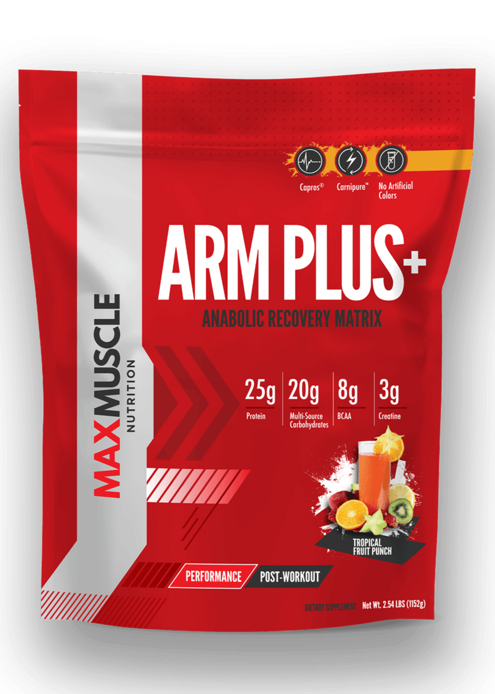 Max Muscle Arm Plus+ Post Workout Tropical Fruit Punch