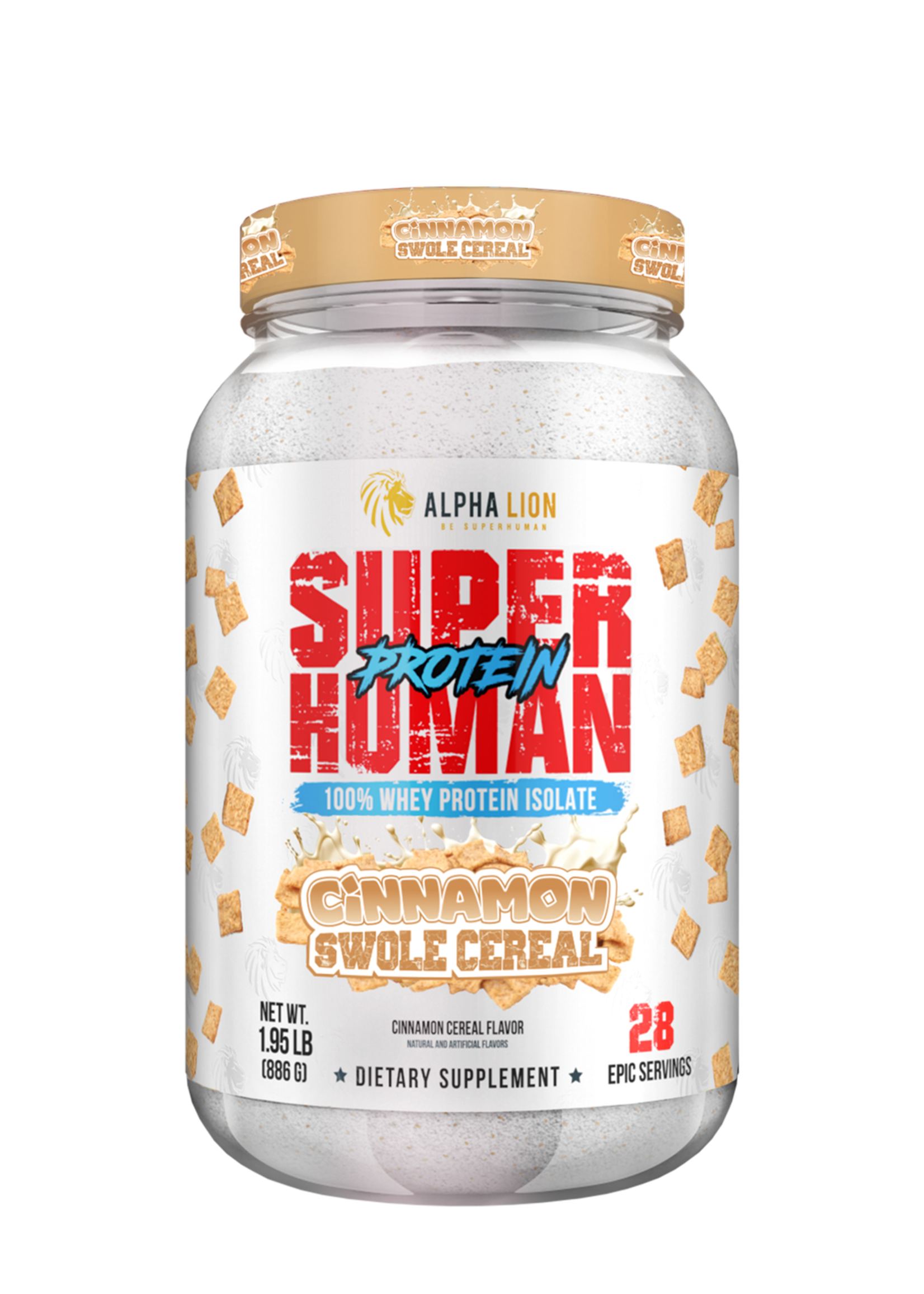 Alpha Lion Superhuman Protein Cinnamon Swole Cereal