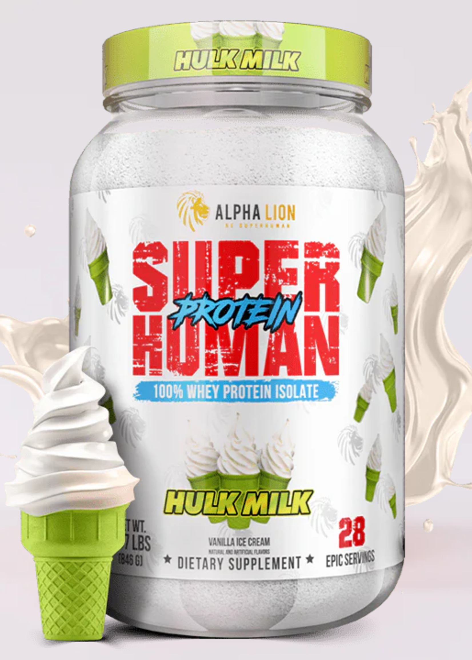 Alpha Lion Superhuman Protein Hulk Milk