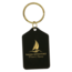 SLE Customs Black Tablet Brass Keychain