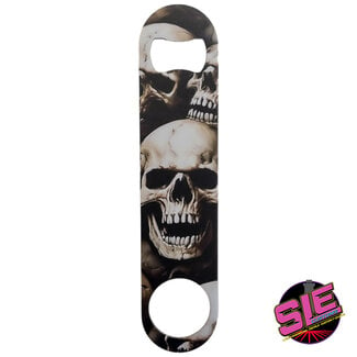 Greyscale Skulls Speed Bottle Opener - Edgy & Sophisticated