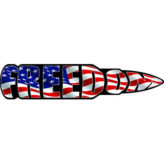 Freedom Bullet Decal