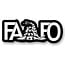 SLE Customs FAFO Rattlesnake Sticker