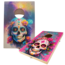 Mini Cornhole Sugar Skull Themed Set: 10.5" x 15.75" Bean Bag Toss Game