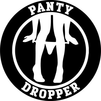 Panty Dropper Decal - Humorous Car Sticker, Available in Black, Red, White