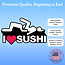 "I Love Sushi" Sticker - A Saucy Favorite