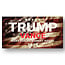 Trump Vance 2024 Sticker with Vintage Flag Background