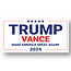 SLE Customs Trump Vance 2024 Sticker 5" x 3" with White Background