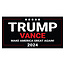 SLE Customs Trump Vance 2024 Sticker 5" x 3" with Black Background