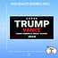 SLE Customs Trump Vance 2024 Sticker 5" x 3" with Black Background