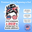 SLE Customs Just A Regular Mom Who Raised Lions Sticker - 5" Tall, Trump 2024 Support