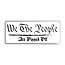 SLE Customs "We The People - Are Pissed Off" Sticker - Black & White - 4" Wide