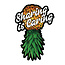 SLE Customs Sharing is Caring - Upside Down Pineapple Swingers Sticker, 7" Tall