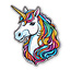 SLE Customs Magical 4" Unicorn Sticker - Symbol of Dreams & Positivity