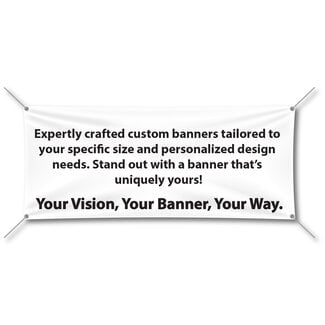 Custom Vinyl Banners - Durable, UV Resistant, Made in the USA