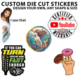 Custom Stickers - Design Your Own, Any Shape & Size