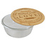 44oz Round Glass Container with Bamboo Lid - Custom Engraving or Full-Color Printing