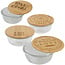 32oz Round Glass Container with Bamboo Lid - Custom Engraving or Full-Color Printing