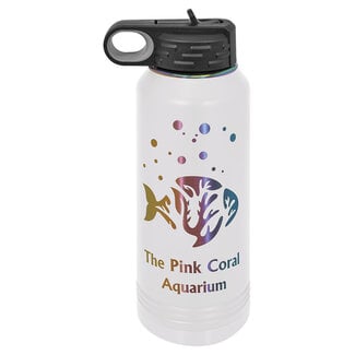 ION-Plated 32oz Water Bottle with Custom Laser Engraving