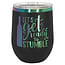 12oz ION-Plated Stemless Wine Tumbler with Lid - Custom Laser Engraving