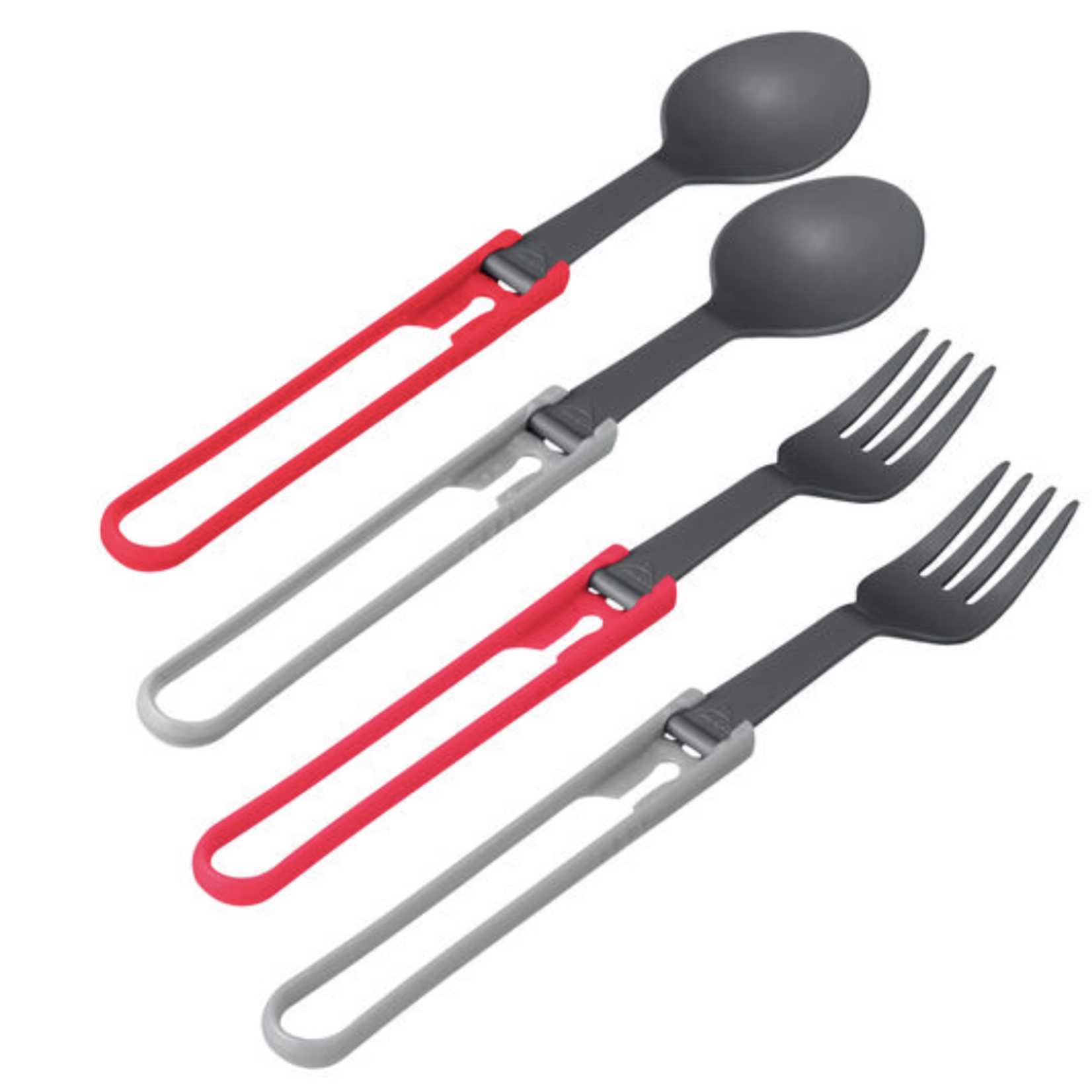 MSR MSR Utensil Set, 4PC Red/Gray