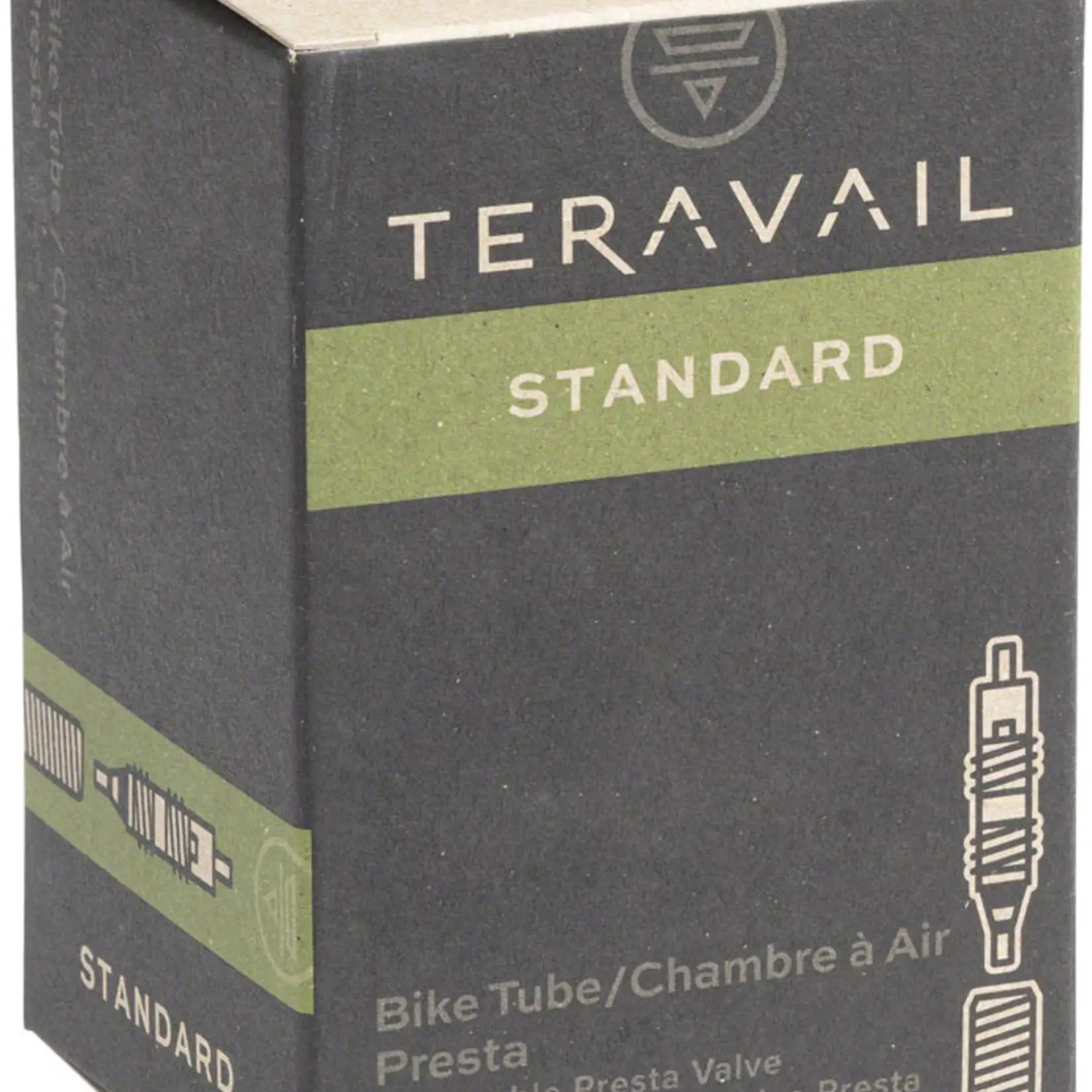 Teravail Teravail Standard Tube - 27.5 x 1.5 - 1.95, 40mm Presta Valve